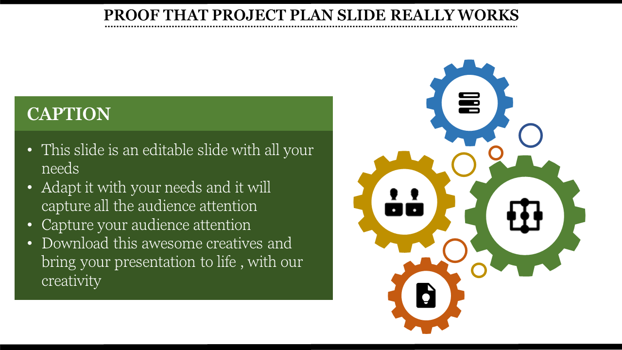 Free - Editable Project Plan Presentation  Template